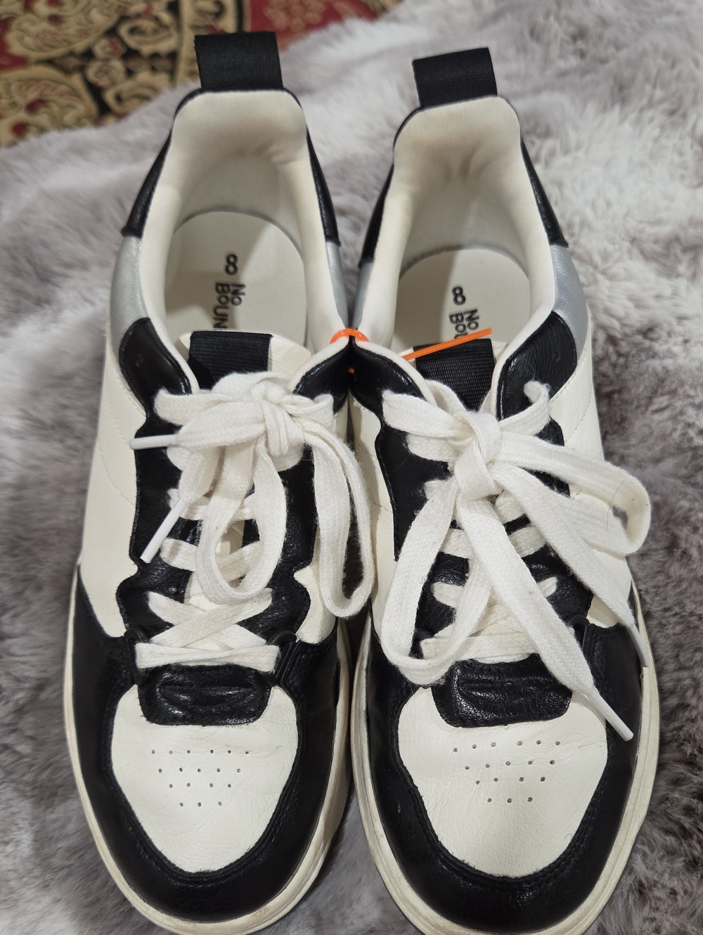 No Boundaries Black & White Sneakers